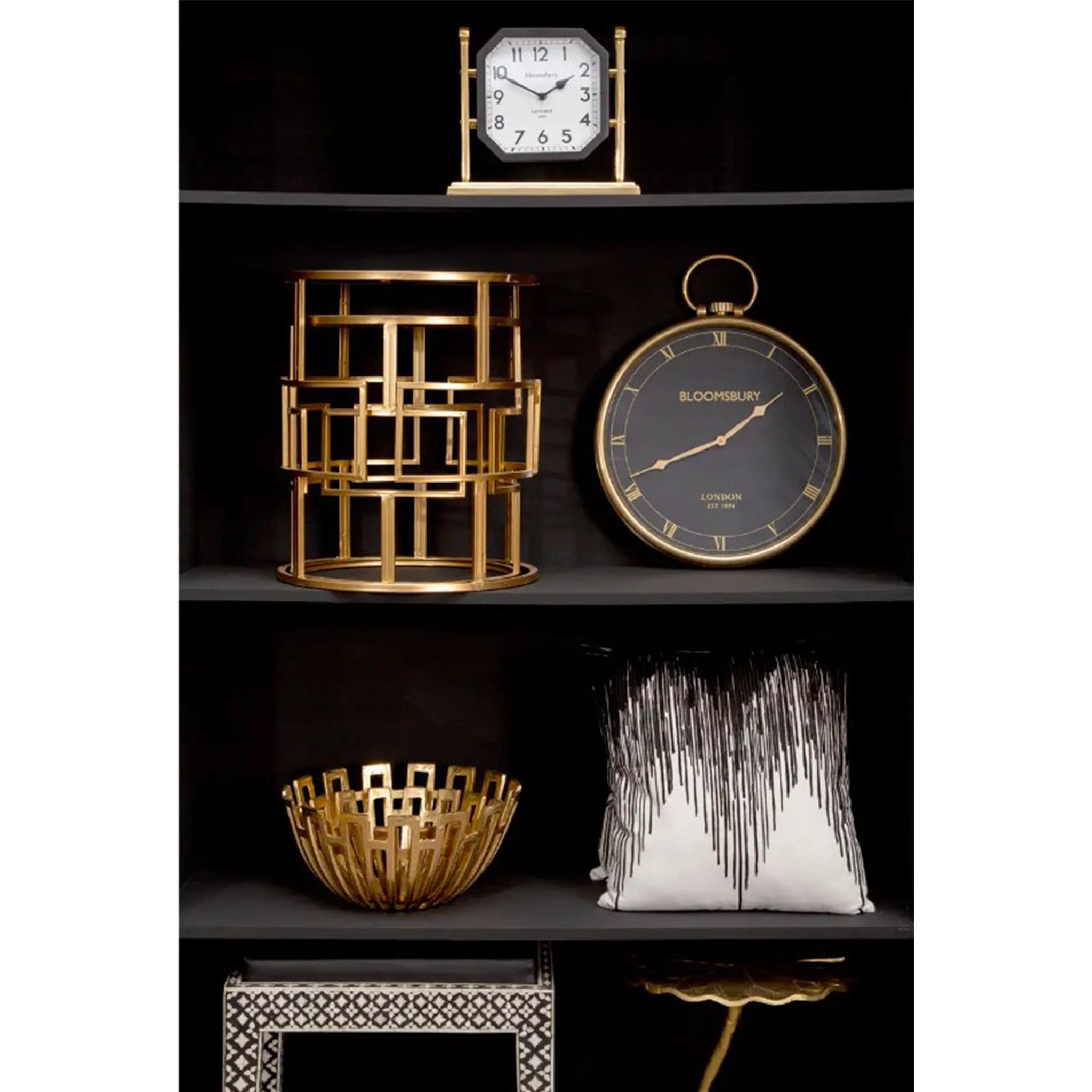 Gold Frame Clock